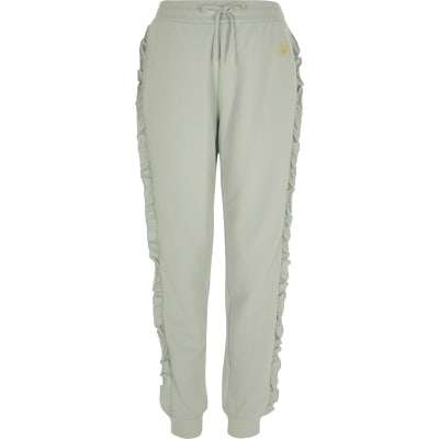 Light blue frill side RI joggers