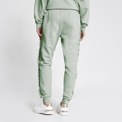 Light blue frill side RI joggers