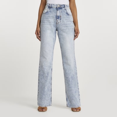 light blue high rise jeans