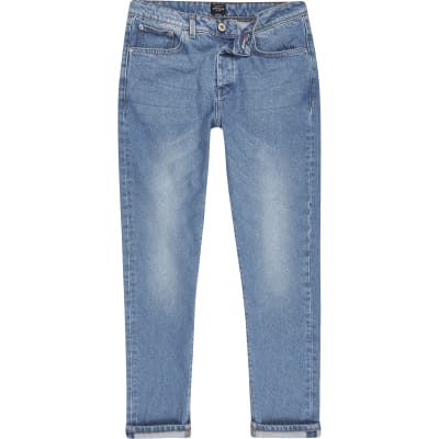 Light blue Jimmy slim tapered jeans