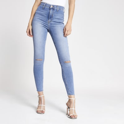 river island high waisted jeggings