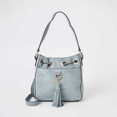 light blue small bag