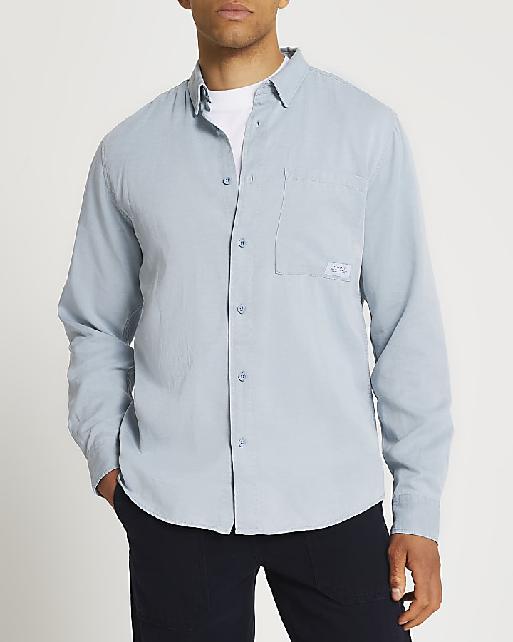 Light blue long sleeve shirt