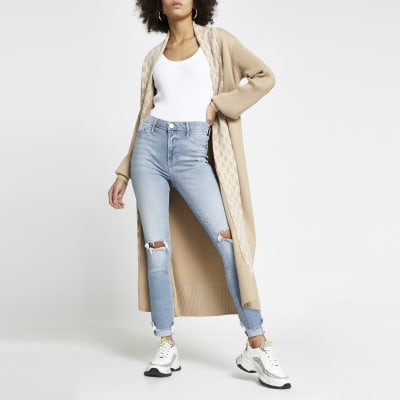 river island molly ripped jeans