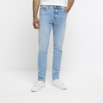 River island hot sale light blue jeans