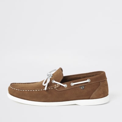 light tan boat shoes