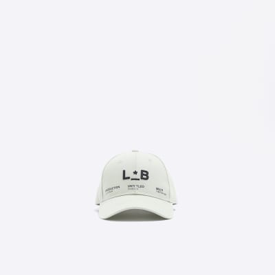 Light green canvas embroidered cap