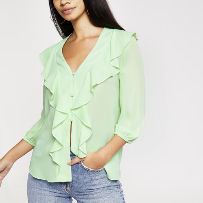 frill wale designer blouse