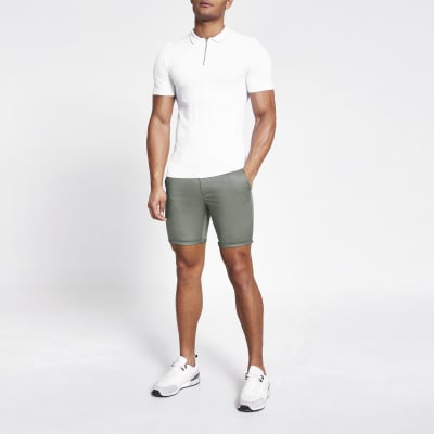 green skinny chinos mens