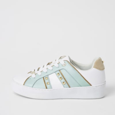 river island green shoes