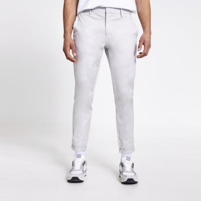 grey skinny chinos