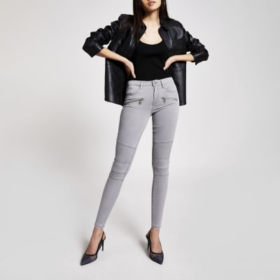 river island biker jeans