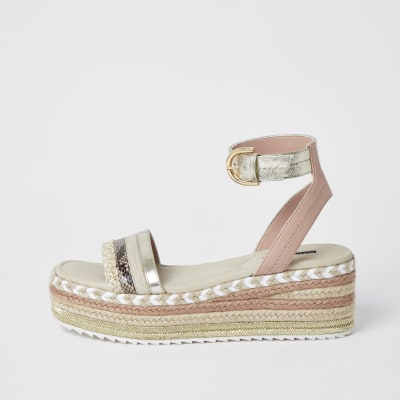 river island espadrille wedges