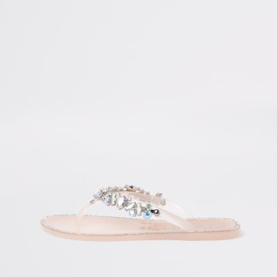havaianas slim glitter rose gold