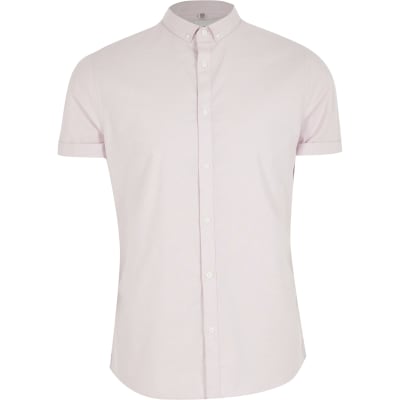 light pink slim fit shirt