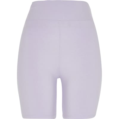 lilac biker shorts