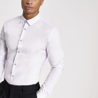 muscle fit dress shirts