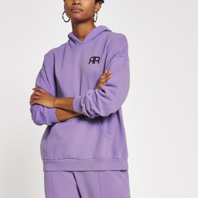 lilac oversized hoodie