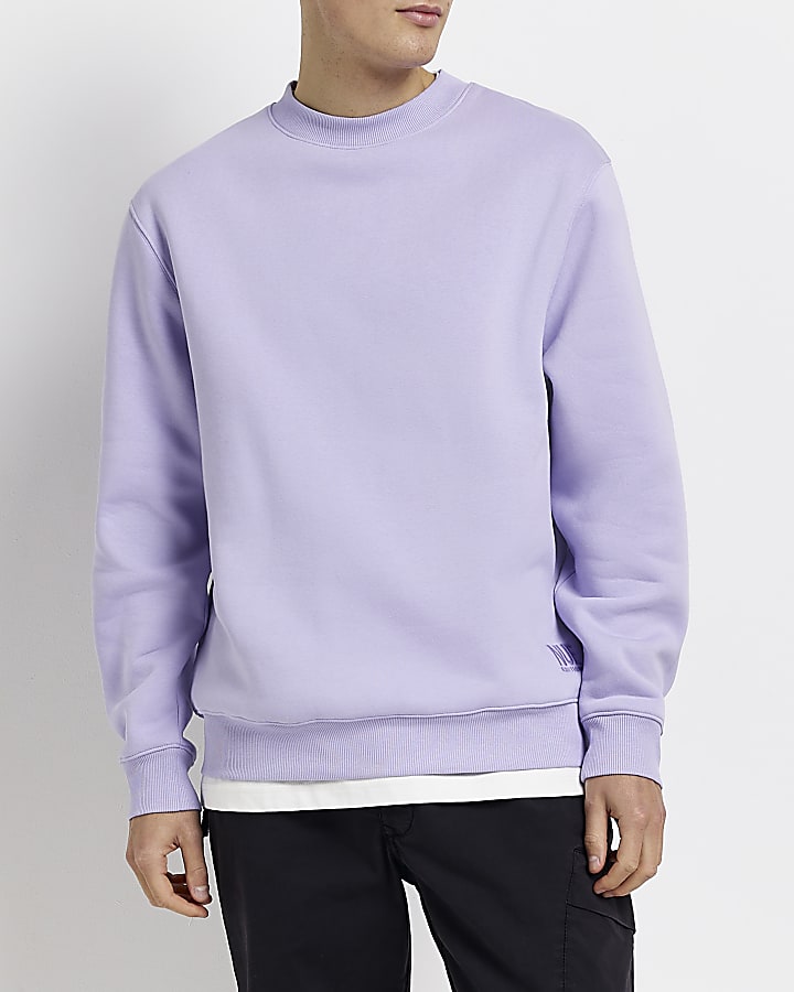Lilac Regular fit Nue Editions sweatshirt