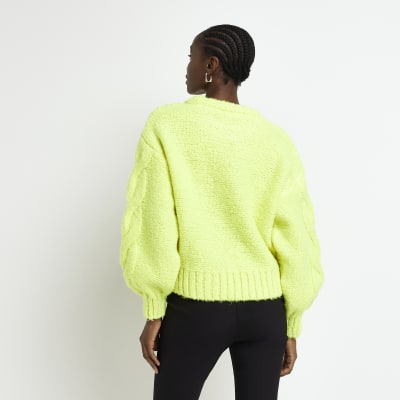 lime green jumper ladies