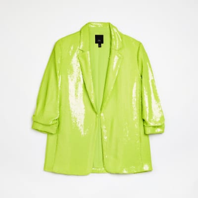 Lime green hotsell jacket river island