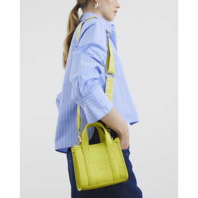 Lime Mini Embossed Tote Bag