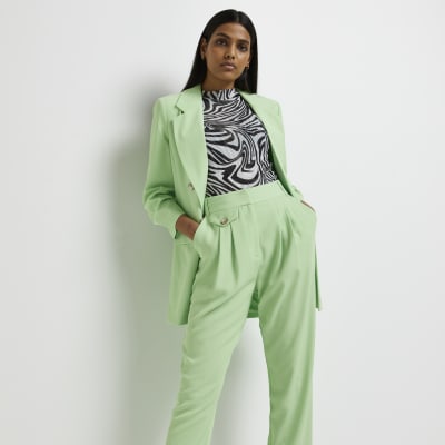 lime green suit womens