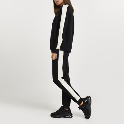 Maison Riviera black joggers