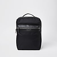 Maison Riviera black square backpack