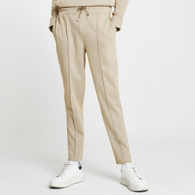 brown jogging bottoms mens