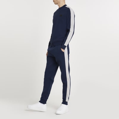 river island mens tracksuit bottoms