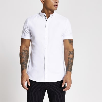 slim fit white shirt river island