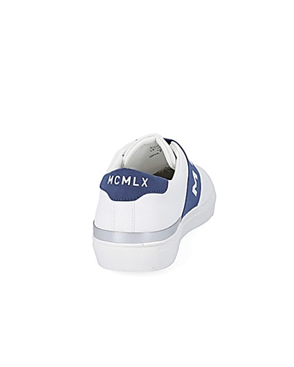 360 degree animation of product MCMCLX white elasticated trainers frame-10