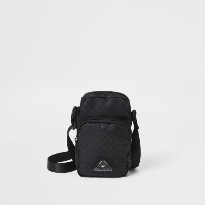 black mini cross body bag