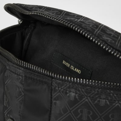 river island black bum bag