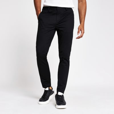 MCMLX black skinny zip pocket trousers