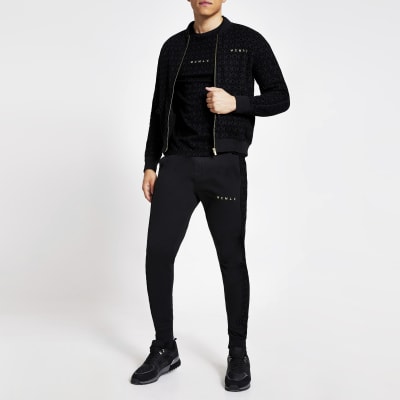 river island velour tracksuit