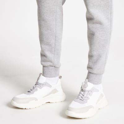 river island black chunky trainers