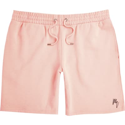 Mens Masion Riviera coral slim fit shorts