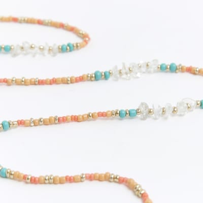 Metal beaded bodychain