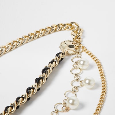 Metal RI chain mix belt