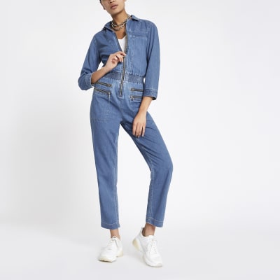 penneys denim jumpsuit