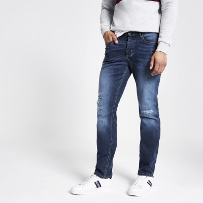 river island ripped jeans mens