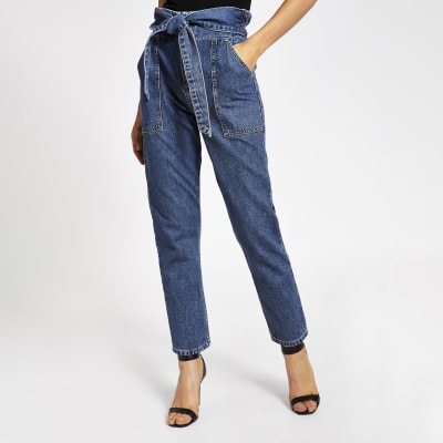 paperbag jeans river island