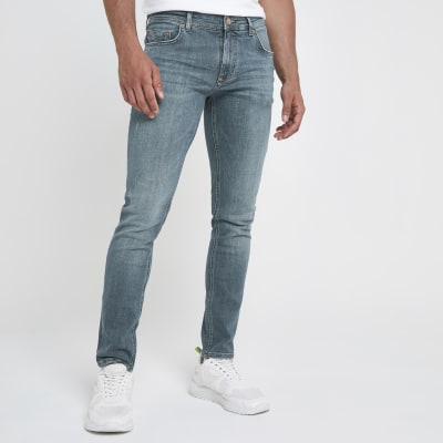 Mid blue Sid skinny jeans