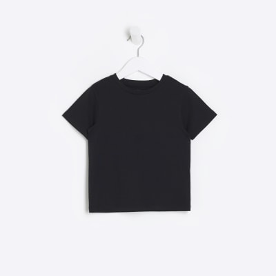 Mini black short sleeve t-shirt