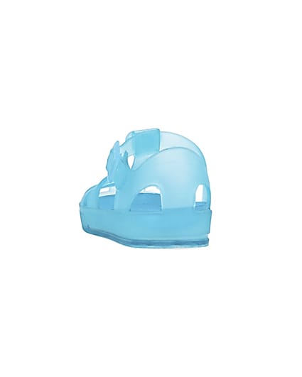 360 degree animation of product Mini blue caged jelly shoes frame-8