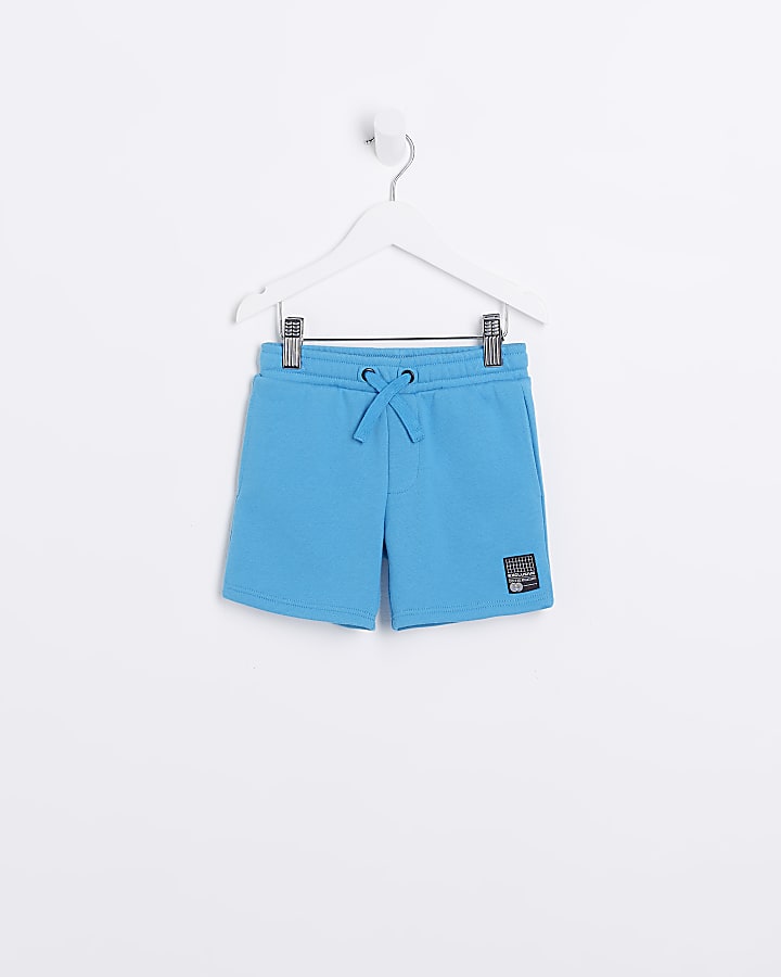 Mini Blue Jersey Shorts