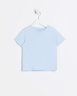 Mini blue short sleeve t-shirt