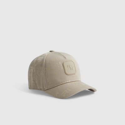 Mini Boys Beige RVR Monogram Cap